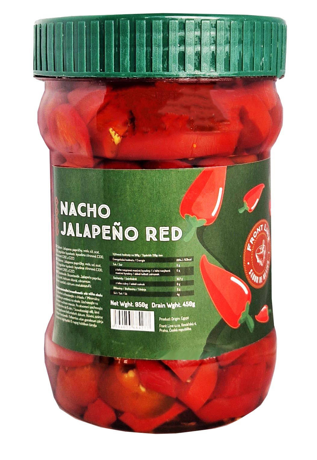 Red Nacho Jalapeno 950ml*