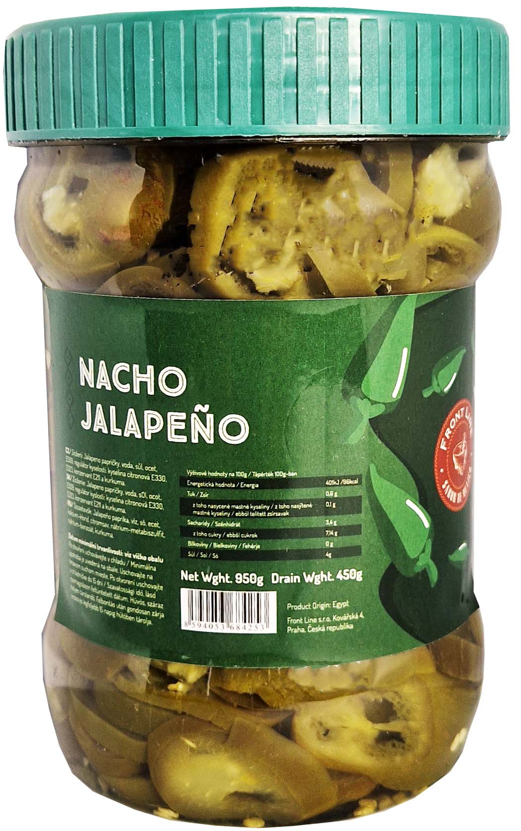 Green Nacho Jalapeno 950ml*